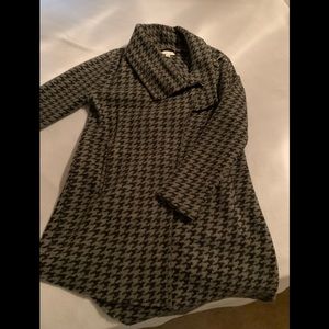 Garnet Hill Asymmetrical Boiled Wool Coat